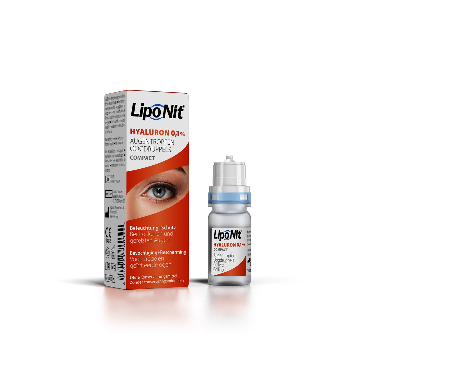 LipoNit Augentropfen Hyaluron 0,1 compact 10ml